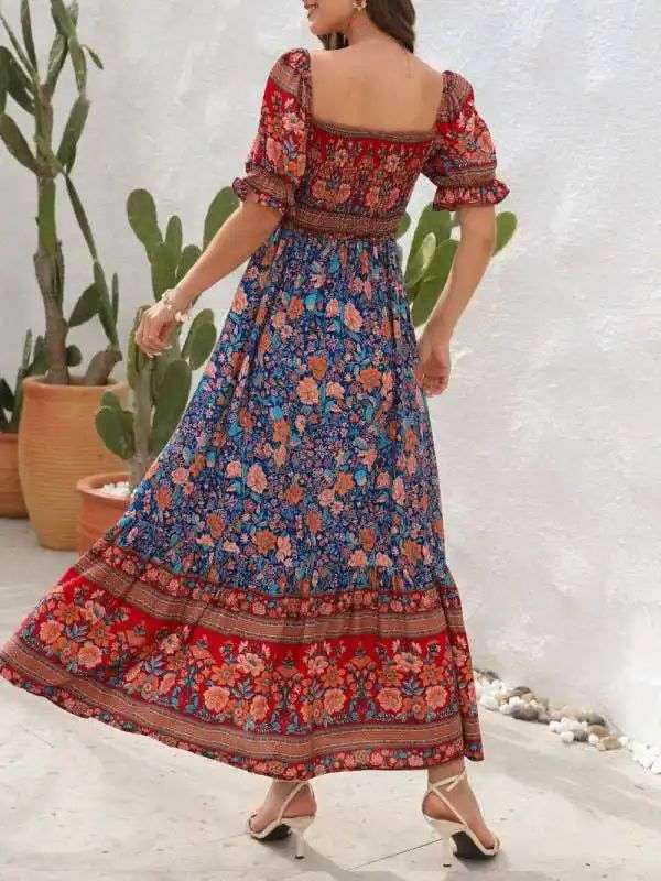 Shop Discounted Women Boho Floral Dress - AE&GStor