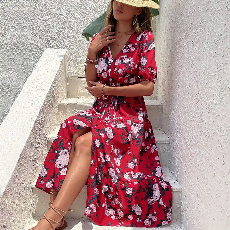 Shop Discounted Floral Maxi Dresses - AE&GStor