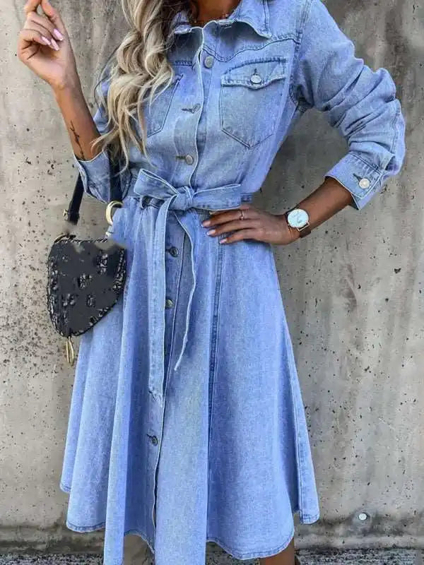 Shop Discounted Denim Dresses - AE&GStor