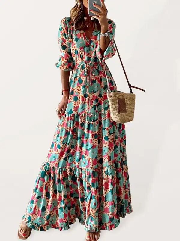 Shop Discounted Casual Floral Dress - AE&GStor