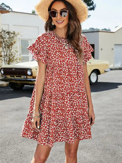 Shop Discounted Casual Floral Dress - AE&GStor