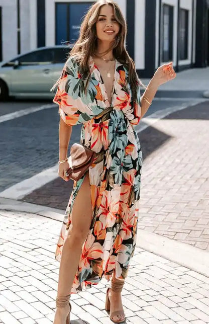 Shop Discounted Floral Dress - AE&GStor