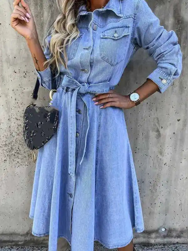 Shop Discounted Denim Dresses - AE&GStor