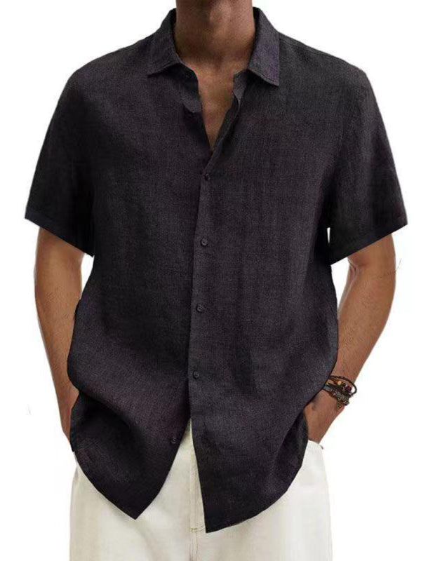 Men's Woven Casual Short Sleeve Shirt | AE&GStor