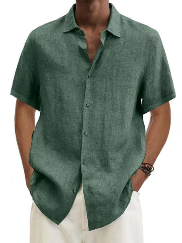 Men's Woven Casual Short Sleeve Shirt | AE&GStor