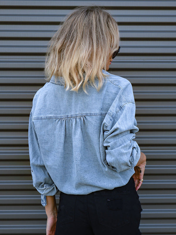 Shop Discounted Women's Denim Shirts - AE&GStor