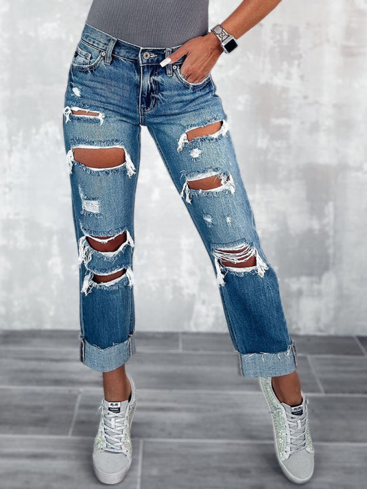 Ripped Jeans for Women | Distressed Jeans