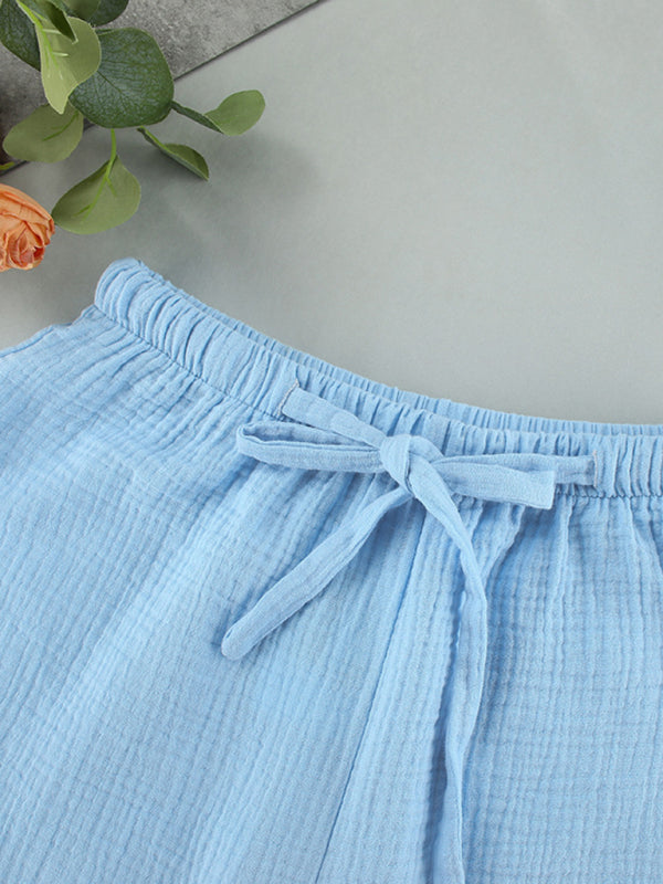 Shorts de manga comprida combinam com roupas femininas soltas para uso externo