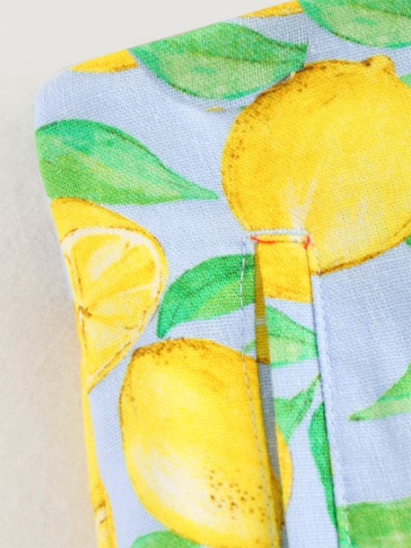 Neuer Freizeit-Shorts-Anzug mit Zitronen-Print für den Urlaub