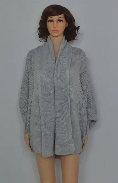 Knitted Bat Sleeve Cardigan Sweater | AE&GStor