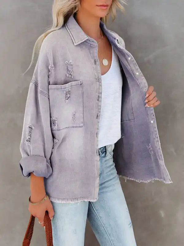Medium Length Women’s jean jacket | AE&GStor