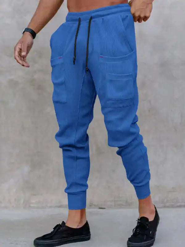 Men’s new sports pants, loose legged, multi-pocket casual trousers | AE&GStor