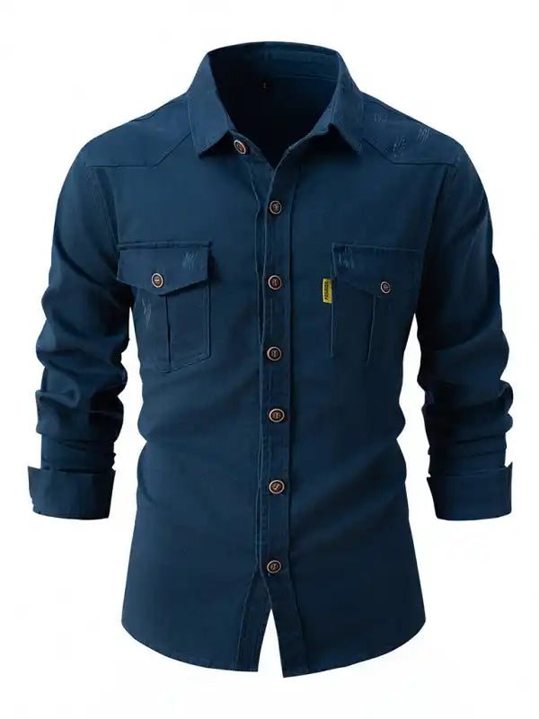 Men’s Casual Fashion Business Long Sleeve Shirt | AE&GStor