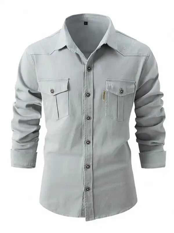 Men’s Casual Fashion Business Long Sleeve Shirt | AE&GStor