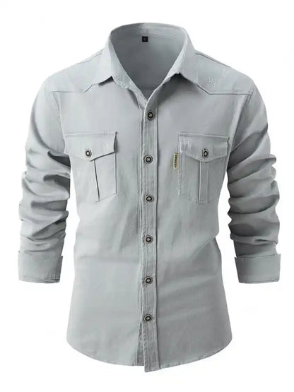 Men’s Casual Fashion Business Long Sleeve Shirt | AE&GStor