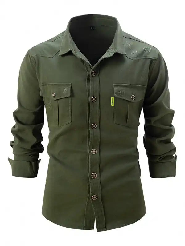 Men’s Casual Fashion Business Long Sleeve Shirt | AE&GStor