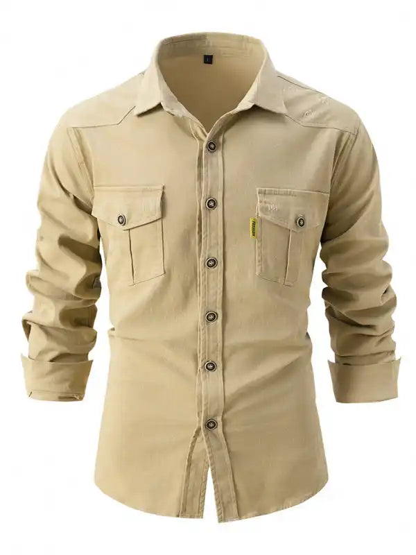 Men’s Casual Fashion Business Long Sleeve Shirt | AE&GStor