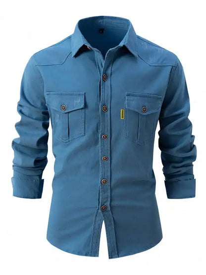 Men’s Casual Fashion Business Long Sleeve Shirt | AE&GStor