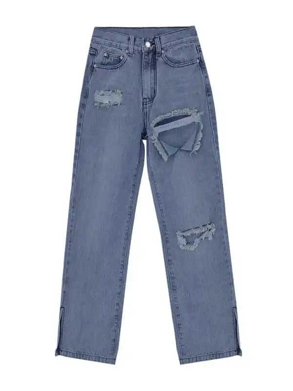 Women's Jeans , Trousers Ripped Flared Jeans | Buy online | AE&GStor