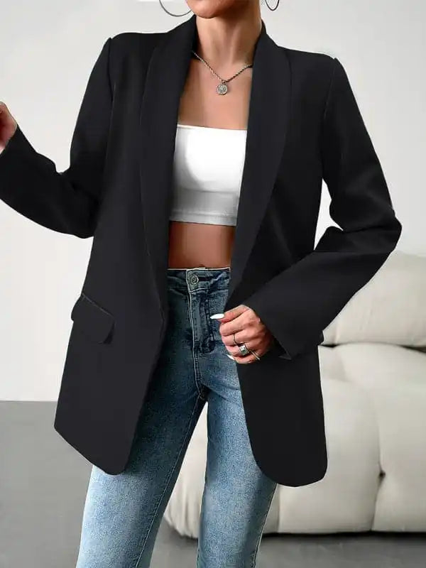 Shop Women’s Blazer Online | Trendy Black Leather &