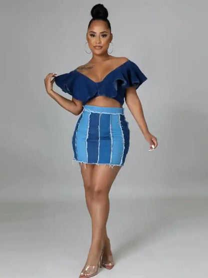 Shop Discounted Sexy Denim Skirt - AE&GStor