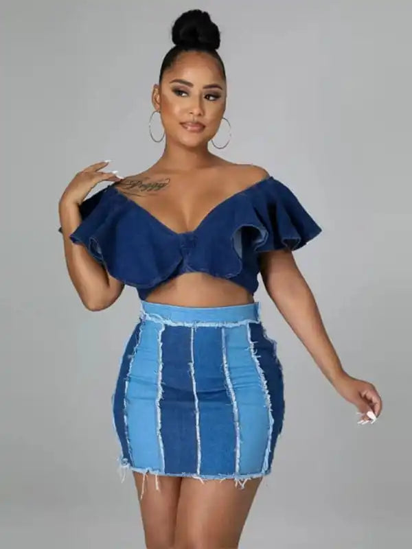 Shop Discounted Sexy Denim Skirt - AE&GStor