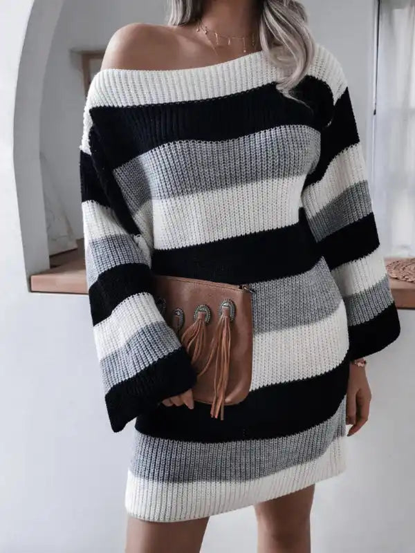 Shop Discounted Knitted Sweater Dress - AE&GStor