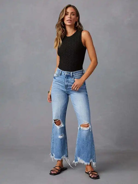Flare Jeans , Ripped Wide Leg Jeans | Buy online | AE&GStor