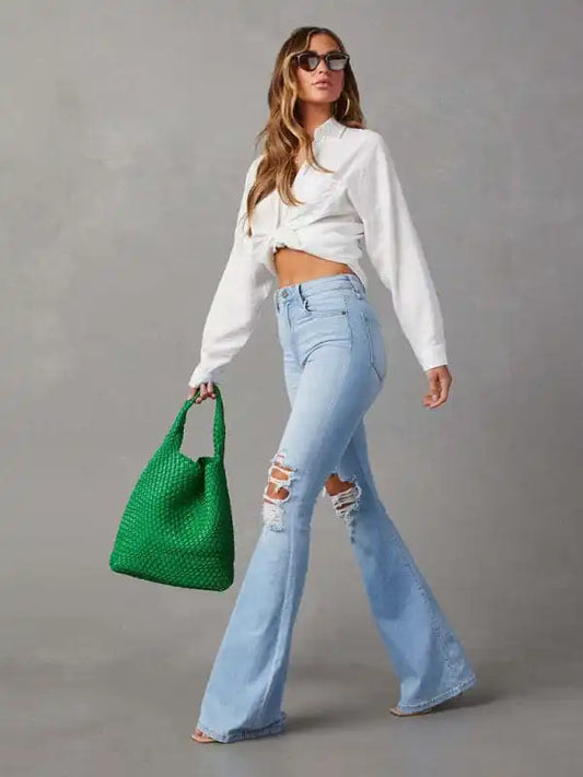 Flare Jeans Women's Jeans , Denim Wide-Leg Trousers | Buy online | AE&GStor